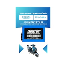 Kanuni Tokyo Yw 06 Batarya Standart Kapasite Lifepo4 72v 24ah Elektrikli Motosiklet Bataryası