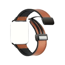 Piili Apple Watch Uyumlu 42 - 44 - 45 - 46 - 49 Mm Vintage Leather Apple Watch Uyumlu Kayışı Kahverengi