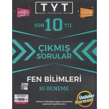 TYT Fen Bilimleri Karması Tıpkı Basım 10 Deneme- Ünlüler Karması