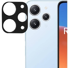 Noktaks - Xiaomi Uyumlu Xiaomi Redmi 12 - 3d Kamera Camı - Siyah