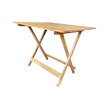 Apak Ahşap Dekoratif, Balkon, Bahçe, Piknik için Ahşap Katlanır M Bambu