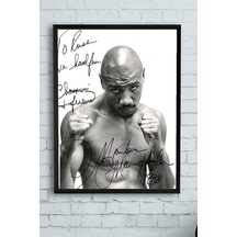 Marvin Hagler Dövüş Çerçeveli Tablo 40x50cm