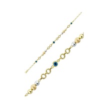 Altın Taşsız Bileklik 14 Ayar Sarı Altın