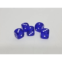 1-2-3 Oyun Zarı 16mm 6 Kenar - İki Tekrarlı 5 Adet