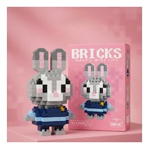 Bricks 3d Puzzle Yapı Blokları Seti -zootropolis Judy Hopps Mini Tavşan