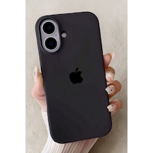 Iphone 16 Uyumlu Kılıf Logolu Lansman Soft Yumuşak Içi Kadife Silikon Kapak Siyah Iphone 16 Uyumlu Kılıf Logolu Lansman Soft Yumuşak Içi Kadife Silikon Kapak Siyah
