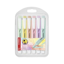 Stabilo Swing Cool Pastel Fosforlu Kalem 6 Lı Set Soft Pastel Renkler Çok Renkli
