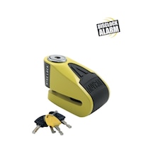 Auvray 6 Mm Alarmli Sari Siyah Disk Kilidi N11.3450