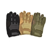 Pazly Erkek Motosiklet Eldiveni - Hafif, Dayanıklı, Dokunmatik Uyumlu, Kışlık Koruma, Retro Tasarım Siyah M