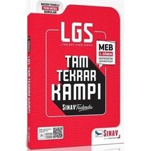 Sınav Yayınları  8. Sınıf LGS 1. Dönem Tam Tekrar Kampı