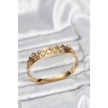 Dodes Dodes 316l Çelik Gold Renk Minimal Yoncalı Kadın Kelepçe Bileklik Tg27bb8072 Çok Renkli