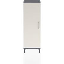 Arges Dolap Tek Raflı Tek Kapaklı Tek Askılı 44x30x134 Antras... Antrasit