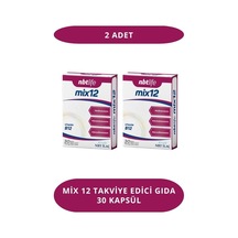 Mix 12 Takviye Edici Gıda 30 Kapsül 2 Adet 1