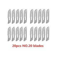 My Topped 20-100 Adet Steril Cerrahi Bıçak No.20-no.25 Paslanmaz Çelik Pcb Onarım Dıy Oyma İçin Bordo Bordo