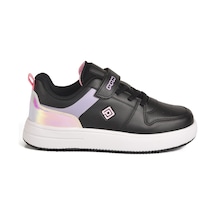 Siyah Lila Cırtlı Hafif Kız Çocuk Spor Ayakkabı 1603 F Siyah - Lila