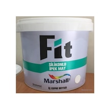Fit Silikonlu İpek Mat Duvar Boyası, 10 Kg, Beyaz Diğer