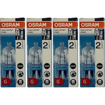 Osram Halopin 50w 60w 2800k Sarı Işık G9 Duylu Halojen Ampul 4 Adet