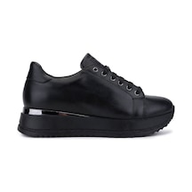 Tamer Tanca Kadın Siyah Hakiki Deri Sneakers & Spor Ayakkabı 322 2514502 Bn Ayk Sk25-26 Sıyah Dr Siyah