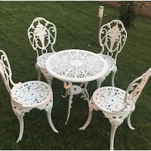 Aluminyumdokumcu Gül Sandalye 4 Adet Osmanlı Masa