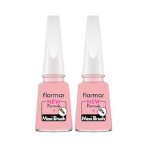 Klasik Parlak Bitişli Yüksek Pigmentli Oje Nail Enamel 077 Light Pink New 2 Paketi