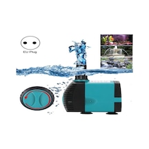 Hombey Akvaryum Su Döngü Pompa - Derin Su Sualti Pompası Balık Tankı Havuz Çekirdekli Fonksiyonlu Avrupa Standartı Mavi Plastik