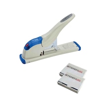 Temat 9120 Extra Güçlü Zımba Makinası Bej + 2 Adet Tel 23/10
