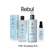 Rebul Ice Kolonya EDC 250 ML + EDC 125 ML + Duş Jeli 500 ML
