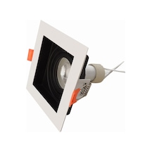Kare Sıva Altı Led Panel Armatür Gu10osram Ampul+soket Gün Işığı
