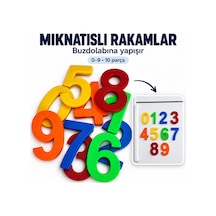 Mıknatıslı Rakamlar 0-9 Arası Eğitici Oyuncak