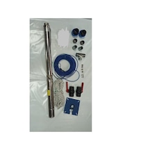 Impo Sk 404/27 3hp Technoplast Başlıklı 80 Mt Yassı Kablolu Ve Panolu 160 Mt Halatlı Çift Vanalı Akıtma Başlıklı Trifaze Takım Dalgıç Pompa
