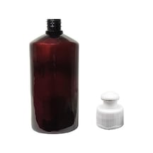 500ml Kahverengi Şişe Puspul Kapaklı, 24 Adet, Puspul Kapaklı Şişe, Deterjan Şişesi, Plastik Şişe, Sabun Şişesi, Duş Jeli Şişesi Kahverengi