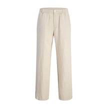 Jack & Jones Erkek Loose Fit Keten Pantalon - Karl - 12253120 Silver Lining