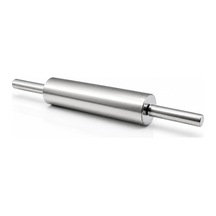Çelik Metal Merdane - Hamur Rulosu 40cm 5468 Çok Renkli