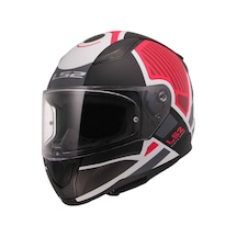 Ls2 Rapid 2 Grid Kapalı Kask Beyaz - Kırmızı