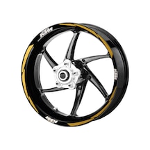 Deeb Ktm Jant Şeridi Reflektif Sarı Beyaz Model S N11.72740