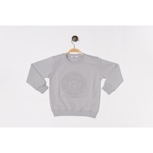 Modalı Çocuk Newyork Rtr0002 Kabartma Baskılı Sweatshirt