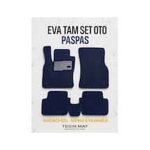 Ford Kuga 2019 2025 Titanium Uyumlu Eva Oto Paspas Lacivert Metal Topukluklu Tam Set