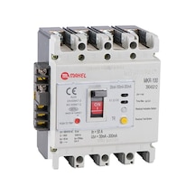Makel Kaçak Akım Korumalı Kompakt Şalter 4X125 A. (Açtırma Bobin