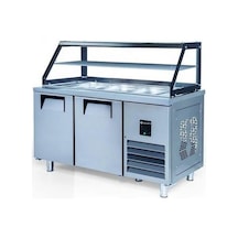 Iceinox Servis Buzdolabı 330 Lt 430 Çelik Kaliteli 2 Kapılı Camlı