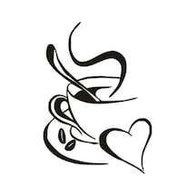 Kahve Fincanları Cafe Çay Oto Sticker 2 Kahve Fincanları Cafe Çay Oto Sticker 2