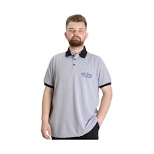Mode Xl Büyük Beden Erkek Polo T-Shirt Saılıng 23344 Grimelanj 001