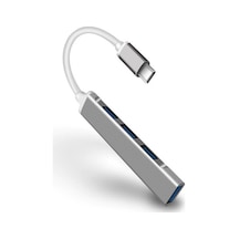 Apple Uyumlu MacBook Type-C To 4* Usb 3.0 Splitter 5 Gbps Çevirici Hub