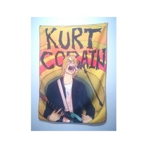 Kurt Cobain Nirvana Desenli Tasarım Duvar Halısı