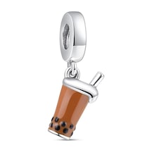 Fubena Bubble Tea Sallantılı Charm Gümüş