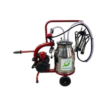 Bartech Yaprak Tekli İnek Süt Sağım Makinası C30 Alüminyum Güğüm Kuru 30lt