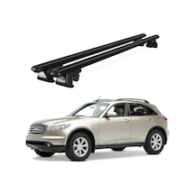 Venüs Infiniti Fx35 2003-2009 Uyumlu Siyah Ara Atkı Port Bagaj Tavan Barı