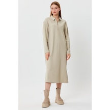 Alexander Gardi Alexandergardı Polo Yaka Fermuarlı Tunik Elbise B23-00179 001