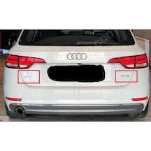 Audi A4 Ve Tfsı Krom Bagaj Yazısı Seti 2'li Paket