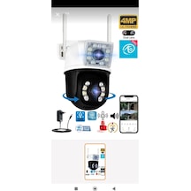 O-kam 3012 Çift Lens Gece Renkli 3+3mp Güvenlik Kamerası