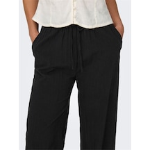 Only Onltızana Cotton Loose Pants Wvn Noos Kadın Siyah Pantolon - 15319090